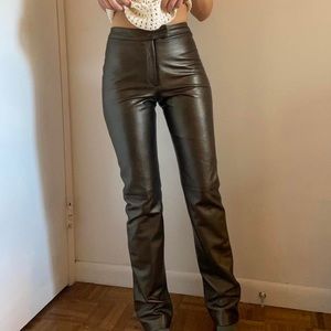 Vintage Leather Trousers